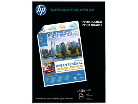 Q6550A HP fotopapier pre laser. tlač, matný, A4, 200g/m2, 100 listov