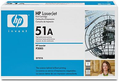 Q7551A Toner pre LaserJet P3005/M3027mfp/M3035mfp 6,5k pages