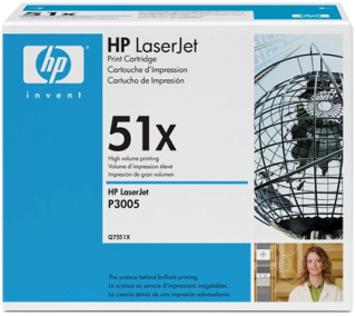 Q7551X Toner pre LaserJet P3005/M3027mfp/M3035mfp 13k pages
