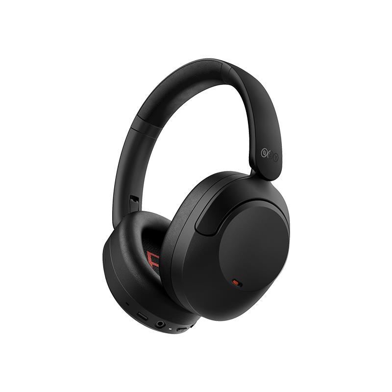 QCY - H4 bezdrátová sluchátka, ANC, černá H4 black