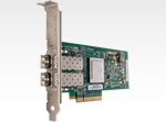 QLOGIC 16Gb Dual Port FC HBA, PCIe Gen3 x4, SR LC multi-mode optic QLE2672-CK