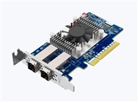 QNAP 2-port miniSAS HD host bus adapter, Broadcom Aero SAS3808, PCIe 4.0 x 8 for TL SAS JBOD series QXP-830S-3808