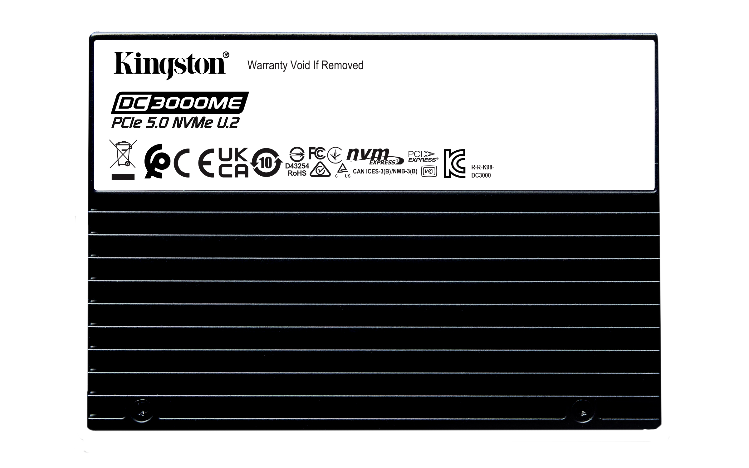 QNAP - Kingston, SSD, DC3000ME, NVMe, 3,84TB 79700-T3R8401KS05-RS
