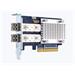 QNAP QXP-32G2FC rozšiřující karta 2x 32Gb SFP+(FC) včetně 2x TRX-32GFCSFP-SR