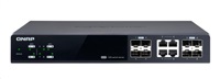 QNAP řízený switch QSW-M804-4C: 8x 10G port SFP+ (4x SFP+ a 4x kombinované SFP+ / RJ-45)