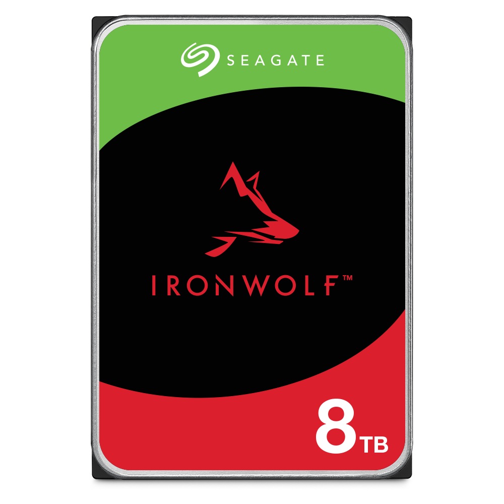 QNAP Seagate, HDD, IronWolf, SATA III, 3.5-inch, 8TB, ST8000VN004 72123800-6051100-000-RS