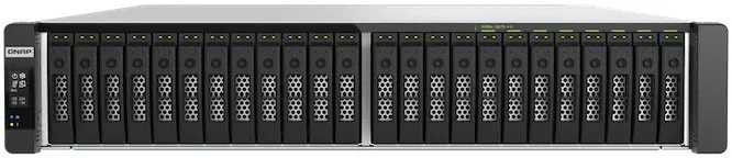 QNAP TDS-h2489FU-R2-4314-128G (2x Xeon, 128GB RAM, 24x 2,5" U.2/SATA, 4x PCIe, 4x 2,5GbE, 2x 25GbE)