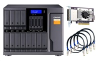 QNAP TL-D1600S - úložná jednotka JBOD SATA (12x SATA + 4x 2,5" SATA), desktop