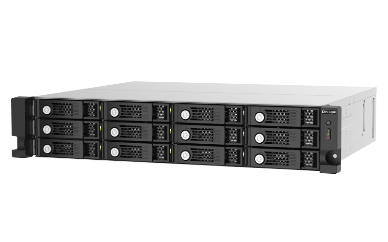 QNAP TL-R1200S-RP - úložná jednotka JBOD SAS (12x SAS/SATA, 4 x SFF-8644), rack TL-R1220Sep-RP