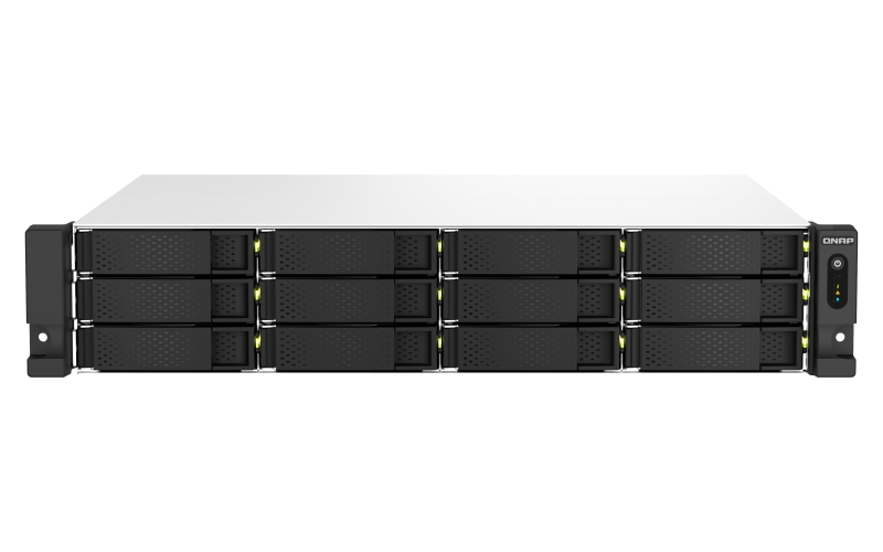 QNAP TS-1264U-RP-4G (4core 2,9GHz, 4GB RAM, 12x SATA, 2x 2,5GbE, 1x PCIe, 1x HDMI, 4x USB, 2x zdroj)