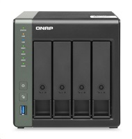 QNAP TS-431X3-4G (1,7GHz / 4GB RAM / 4x SATA / 1x GbE / 2x 2,5GbE / 1x 10GbE SFP+ / 3x USB 3.2)