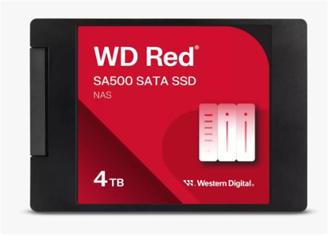 QNAP WD, SSD, Red SA500, SATA III, 2.5-inch, 4TB, WDS400T2R0A 79700-T00401WD03-RS