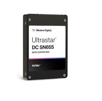 QNAP WD, SSD, Ultrastar SN655, PCIe NVMe Gen4, U.3 15mm, 15,36TB, 0TS2463 79700-T15R3601WD01-RS