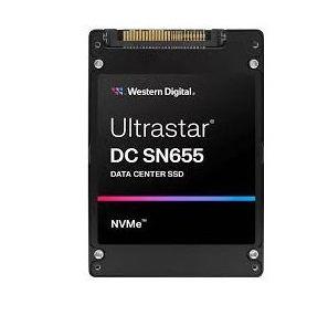 QNAP WD, SSD, Ultrastar SN655, PCIe NVMe Gen4, U.3 15mm, 7,68TB, 0TS2462 79700-T7R6801WD02-RS