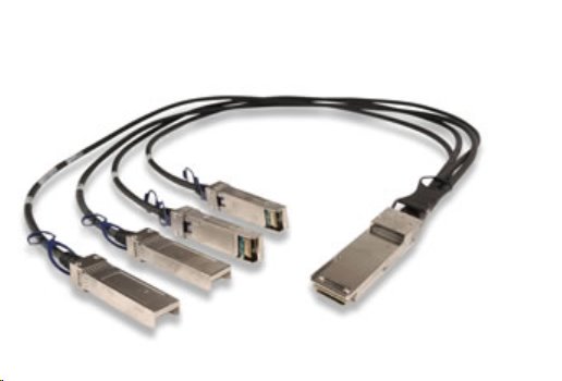 QSFP+ pasivní kabel 40Gbps pro trunkování, 1x QSFP+ na 4x SFP+ modul, 3m, AWG 30, Cisco kom QSFPto4xSFP-PLUS-PASS-3m-CIS