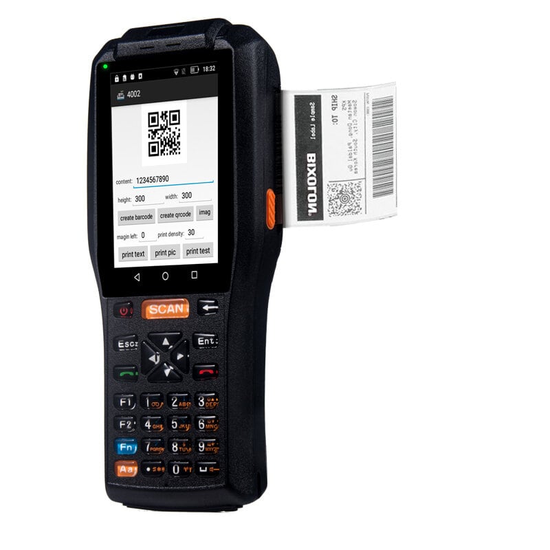 QUNSUO Mobilné PDA 2D, Android V6.0 s tlačiarňou PDA35052D
