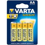 R6 4BP AA Superlife Zn VARTA