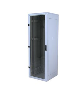 Rack Triton 19'' stojanový 37U/600x1000 prosklené dveře, šedý RMA-37-A61-XAX-A1
