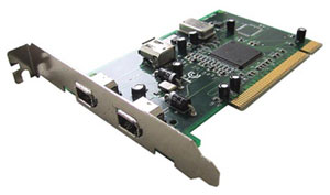 Radič do PCI, IEEE 1394, 2+1, Firewire adapter 21566 FWP3PC