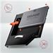 Rám AXAGON RSS-CD12 pre 2.5" SSD/HDD na DVD, 12.7 mm, LED, hliník