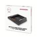 Rám AXAGON RSS-CD12 pre 2.5" SSD/HDD na DVD, 12.7 mm, LED, hliník