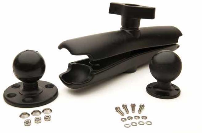 RAM MOUNT KIT, ROUND BASE, LONG ARM, 13 inches (330mm), BALL FOR VEHICLE DOCK REAR VM1003BRKTKIT