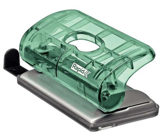 Rapid mini děrovačka Colour´Ice FC5, 10 listů, blistr, ledově zelená 5001331