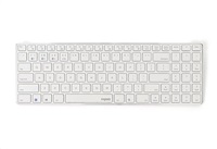 RAPOO klávesnice E9100M, bezdrátová, Ultra-slim, CZ/SK, bílá 6940056200020