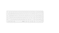 RAPOO Klávesnice E9310M, Bezdrátová 2.4GHz, Bluetooth, CZ/SK, bílá 6940056126368