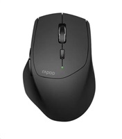 RAPOO myš MT550 Wireless Laser, Multi-mode: 2.4 GHz, Bluetooth 3.0 & 4.0, Black 6940056177452