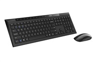 RAPOO set klávesnice a myš 8210M, bezdrátová, CZ/SK, černá 6940056135759