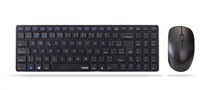 RAPOO set klávesnice a myš 9300M Wireless Multi-Mode Slim Mouse and Ultra-Slim Keyboard Black 6940056184627