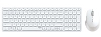 RAPOO set klávesnice a myš 9700M, bezdrátová, CZ/SK, bílá 6940056115447