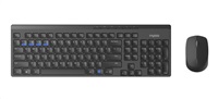 RAPOO set klávesnive a myš 8100M Wireless Multi-Mode Optical Mouse and Keyboard Set Black CZ/SK 6940056182890