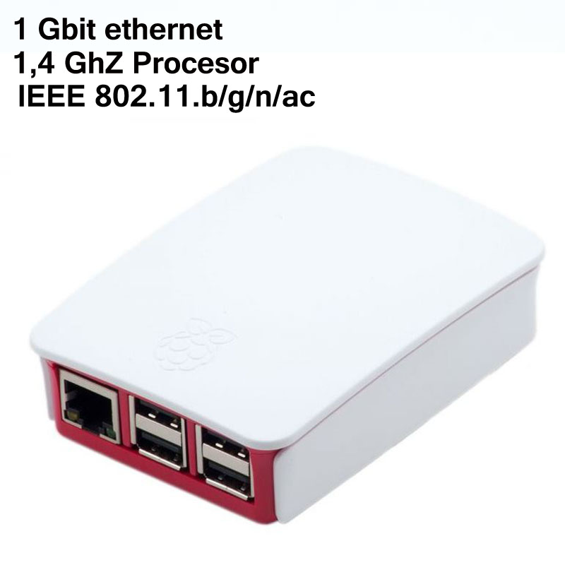 RASPBERRY Plus Multimediálne centrum biele RASPCENTRUMW+