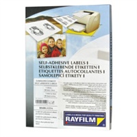 RAYFILM Fólia transparentná samolepiaca laser 100ks/A4 *R04001123A R0400.1123A