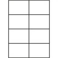 RAYFILM Štítky 105x74,2 biele s odnímateľným lepidlom *R01020931F R0102.0931F