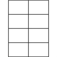 RAYFILM Štítky 105x74,2 zelené fluorescentné laser *R01300931A R0130.0931A