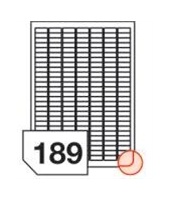 RAYFILM Štítky 25,4x10 univerzálne červené *R01225042A R0122.5042A