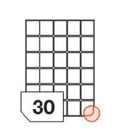 RAYFILM Štítky 40x46 univerzálne biele *R01001325F R0100.1325F