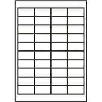 RAYFILM Štítky 48,5x25,4 univerzálne biele *R01000203NA R0100.0203NA