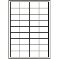 RAYFILM Štítky 48,5x31,2 univerzálne biele *R01000234A R0100.0234A