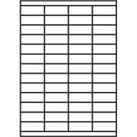 RAYFILM Štítky 52,5x21,2 univerzálne biele *R01000302A R0100.0302A