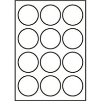 RAYFILM Štítky 60mm kruh červené fluorescentné laser *R01326060KA R0132.6060KA