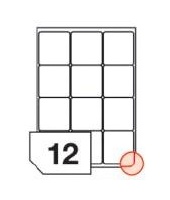 RAYFILM Štítky 66x70 univerzálne biele *R01007002A R0100.7002A