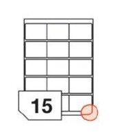 RAYFILM Štítky 68x50 univerzálne biele *R01003739A R0100.3739A