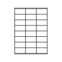 RAYFILM Štítky 70x36 univerzálne červené *R01220527F R0122.0527F