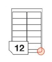 RAYFILM Štítky 96x42,3 univerzálne biele *R01003638A R0100.3638A