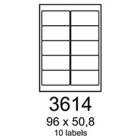 RAYFILM Štítky 96x50,8 univerzálne biele *R01003614A R0100.3614A