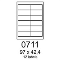 RAYFILM Štítky 97x42,4 univerzálne biele *R01000711A R0100.0711A